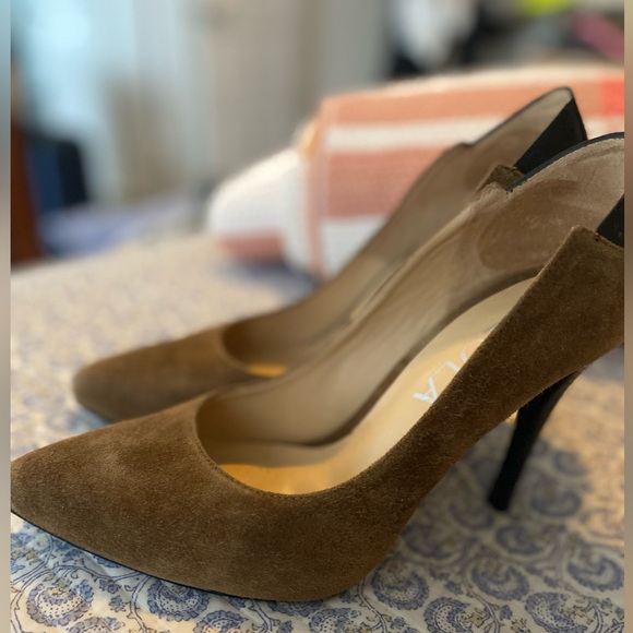 Stilettos perfect conditions size 7 suede & leather - Picture 4 of 14
